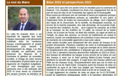 Petit Rapporteur – Décembre 2022