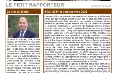 Petit Rapporteur – Décembre 2024
